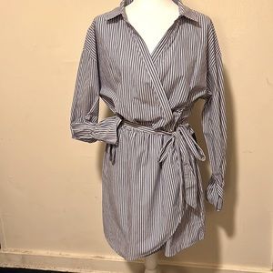 NWT Express mock wrap around dress